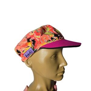 Vintage Bula USA Retro Abstract Print Hat Retro Neon‎